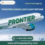 How to get refund Frontier cancelled flight