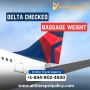 What is the weight limit for Delta checked baggage?