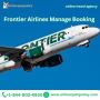 How do I manage my booking on Frontier Airlines?