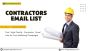 Buy Authenticate Contractors Email List
