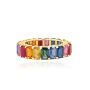 Rainbow Eternity Band - Alev Jewelry Rainbow Eternity Band - Alev Jewelry