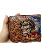 Buy Indigenous Chief Carved Wallet online