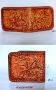 Latest Western Style Leather Carved Biker Wallet for Men