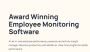 Efficiency and Security with Employee Monitoring Software