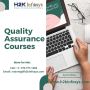 Get the 100% guaranteed QA Training from H2k Infosys