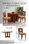 Buy modern wooden dining table sets : wooden street