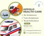Book train ambulance road ambulance and air ambulance servic