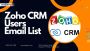 Verified Zoho CRM Users Email List in USA-UK