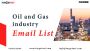 What does TargetNXT Oil and Gas Industry Email List include?