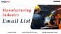 What does the Manufacturing Industry Mailing Lists offer?