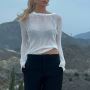 Shop the Olivia Sheer Long Sleeve Top | Be Juliet