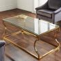 Buy a Curved Gold Coffee Table upto 70%off