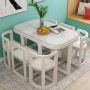 Buy a White Nordic Style DiningTable With Foldablaupto70%off