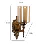 Buy a Antique Brass Finish Wall Lamp upto 70%off