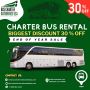 Get 30% Off on Luxury Charter Bus Rentals!