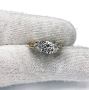 2.39 ct round cut natural diamond engagement ring 14k yellow