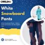 White Snowboard Pants – Capelin Crew White Snowboard Pants – Capelin Crew