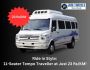 Ride in Style: 11-Seater Tempo Traveller at Just 23 Rs/KM!