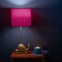 The Glimpse Hot Pink Snail Table Lamp | 7 Inch Shade
