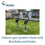 Enhance your Garden's Charm with Bird Baths and Feeders