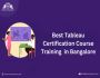 Best Tableau Certification Course Training in Bangalore