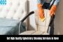 Get High Quality Upholstery Cleaning Services in Hove