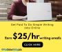  Start Writing & Earn Up to $35/hr!