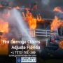 Fire Damage Claims Adjuster in Florida