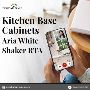 Maximize Your Kitchen Space: Aria White Shaker Base Cabinets