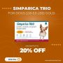 Shop Simparica Trio for Dogs 2.8-5.5 lbs online at low price