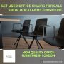 Get used office chairs for sale from Docklands Furniture