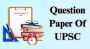 Question Paper of UPSC