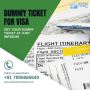 Get Your Dummy Ticket at just INR350/$5
