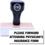 Large Attending Physician's Insurance Form Rubber Stamp