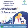  Choose your Allied Health Science Course.