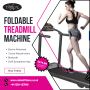 Compact Fitness Companion: Motorized Folding Treadmill 
