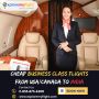 Looking for Business Class Flights Tickets to India from USA