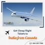 Get Cheap Flight Tickets to India from Canada