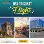 Find Cheap Flight Tickets from USA to Surat