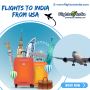 Convenient and Affordable Flights to India from the USA with