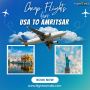 Get Cheap Flights from USA to Amritsar at FlightsToIndia