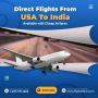Grab Best Deals on Direct Flights from USA to India
