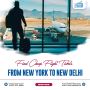 Find Cheap Flight Tickets from New York to New Delhi