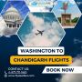 Grab Amazing Discounts on Washington To Chandigarh Flights