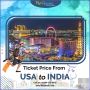 Ticket Price From USA to India - Flyopedia