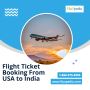 Flight Ticket Booking From USA to India