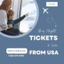 Buy flight tickets to india from USA