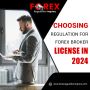 Choosing Regulation for Forex Broker License in 2024
