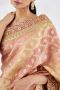 Elevate Your Style: Shop Salmon Pink Banarasi Silk Saree at 