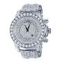 Burnish cz iced out watch